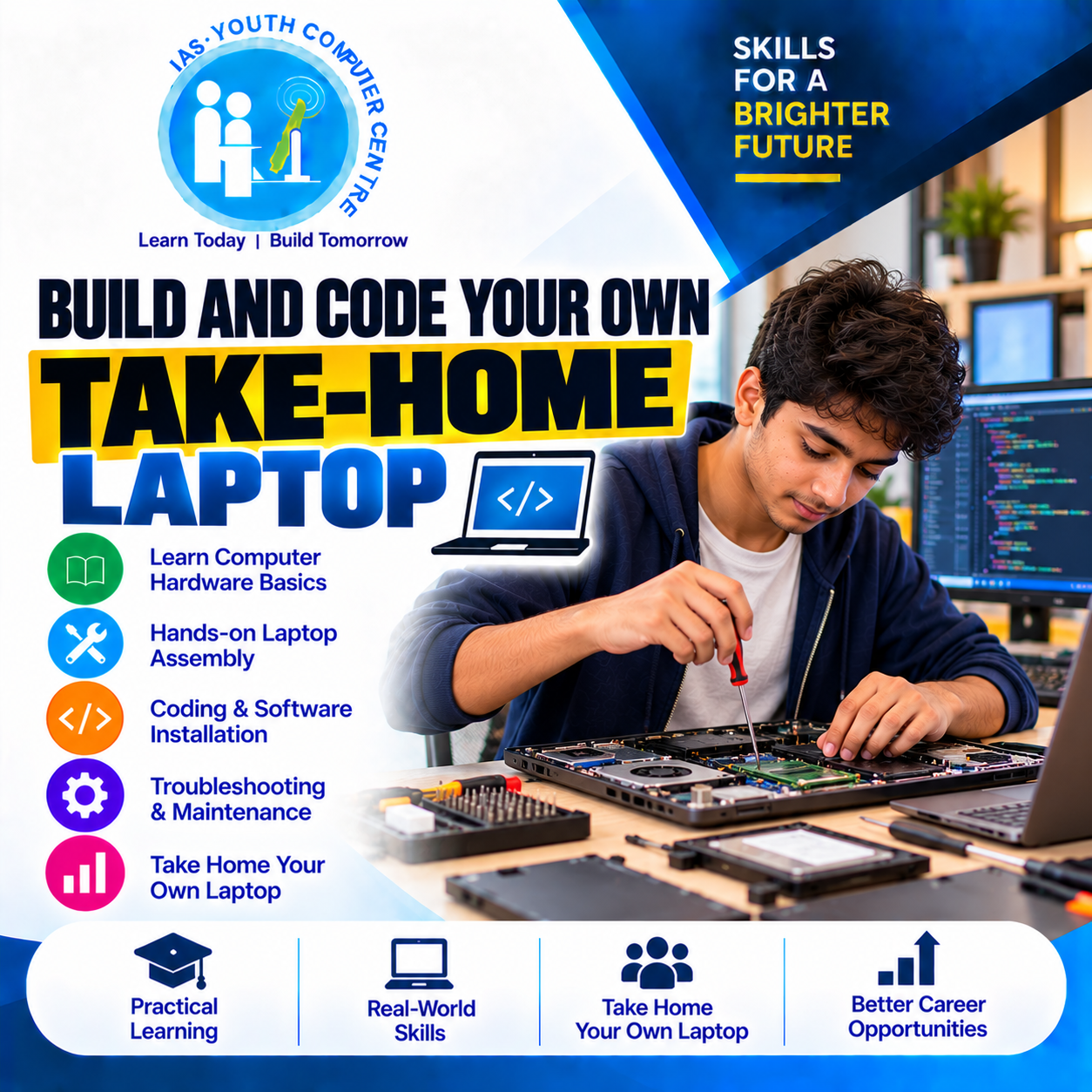 Build and Code Your Own Take-Home Laptop