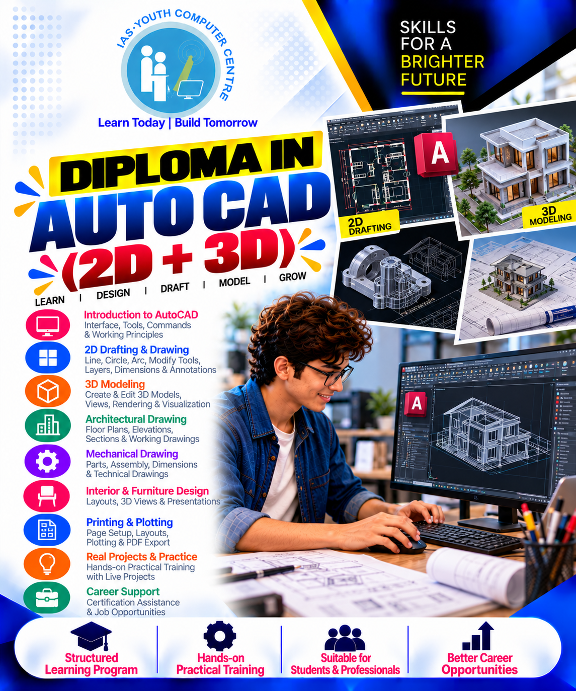 Diploma in Auto Cad (2D +3D)