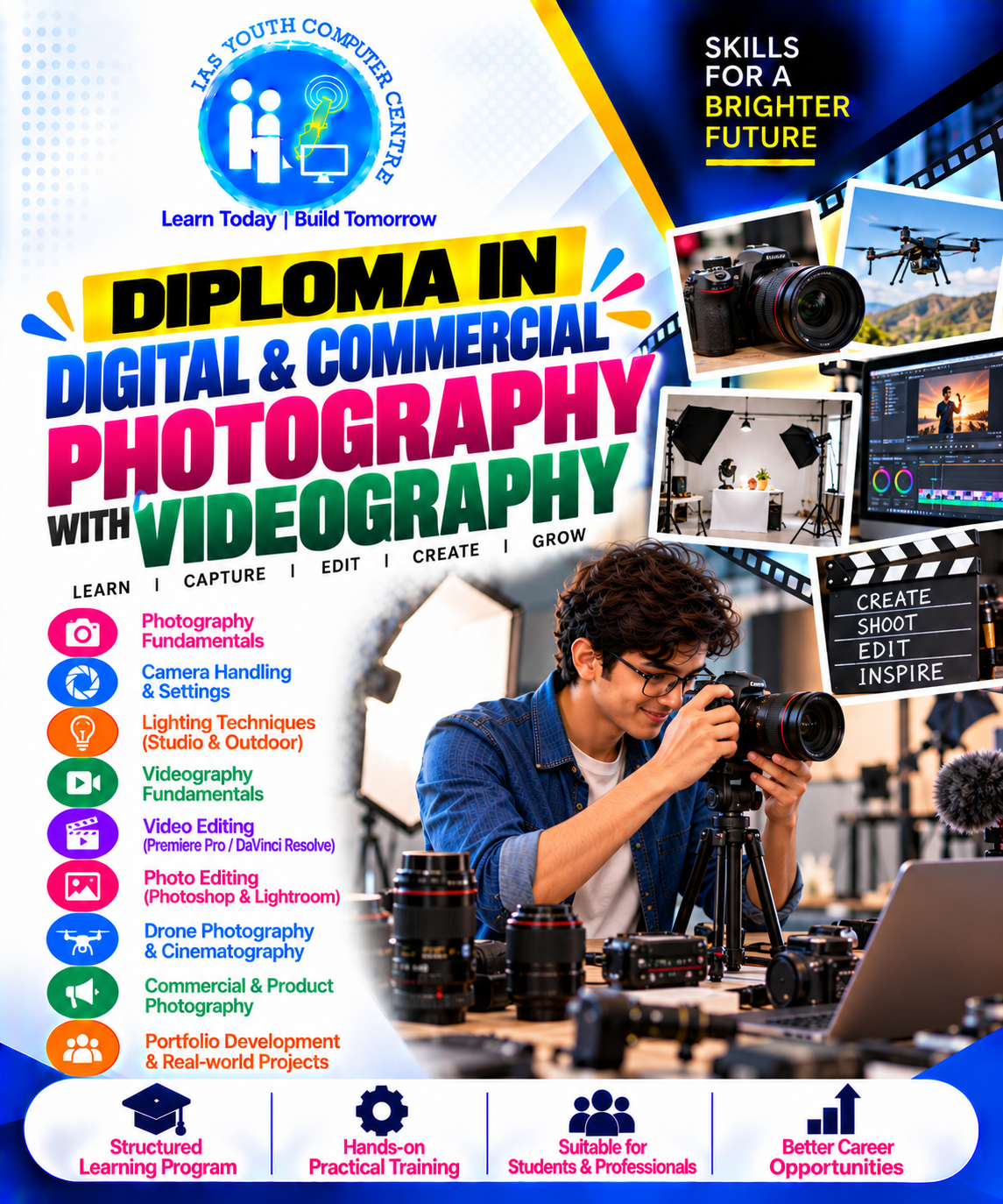 Diploma in Digital and Commercial Photography with Videography